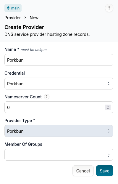 Add Provider 2
